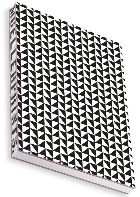 Overhead product shot of MUELLERPRINTS. Paperwork Black No. 06 Hardcover · 160 Seiten · Blanko