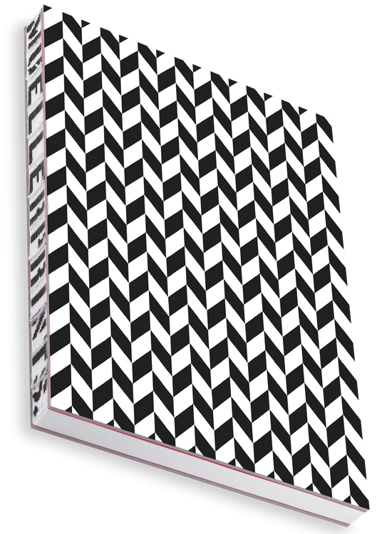 Overhead product shot of MUELLERPRINTS. Paperwork Black No. 07 Hardcover · 160 Seiten · Blanko