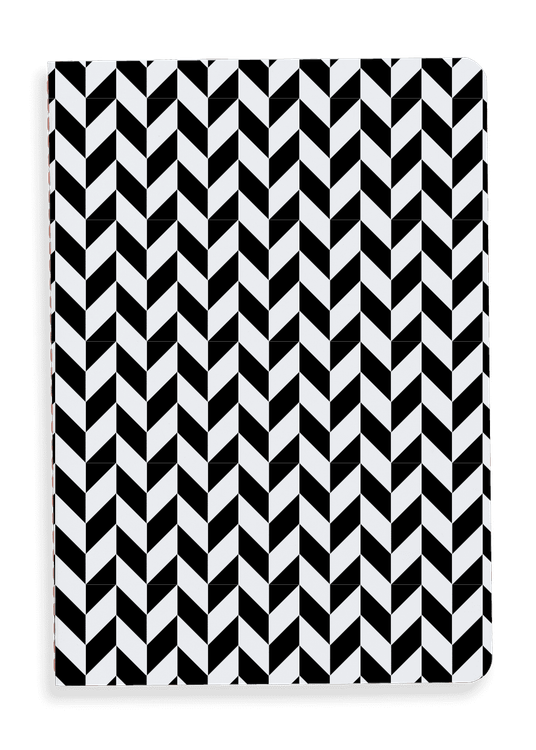 Overhead product shot of MUELLERPRINTS. Paperwork Black No. 07 Notizhefte · 20 Seiten · Blanko