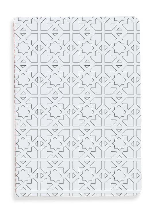 Overhead product shot of MUELLERPRINTS. Paperwork Black No. 10 Notizhefte · 20 Seiten · Kariert