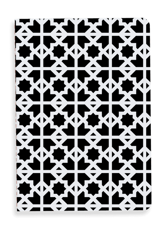 Overhead product shot of MUELLERPRINTS. Paperwork Black No. 11 Notizhefte · 20 Seiten · Blanko