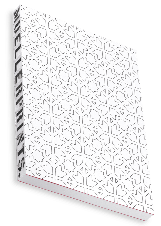 Overhead product shot of MUELLERPRINTS. Paperwork Black No. 10 Softcover · 160 Seiten · Kariert